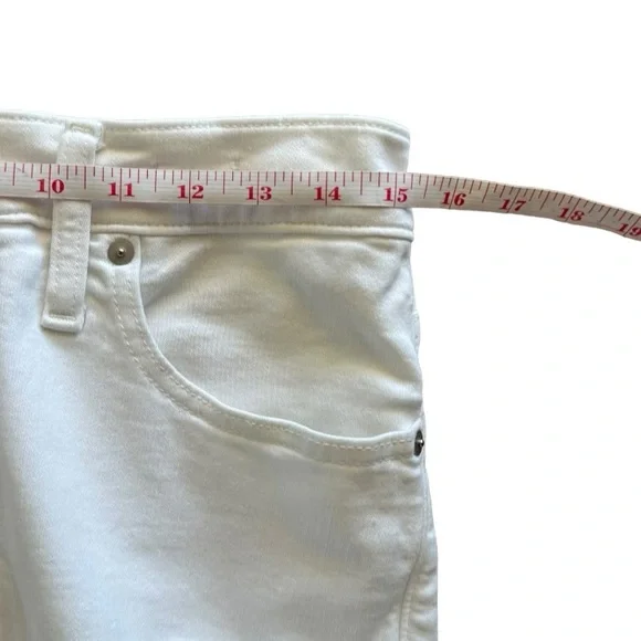 Madewell Women’s White High Rise Kick Out Jeans Size 30 - Picture 8 of 10